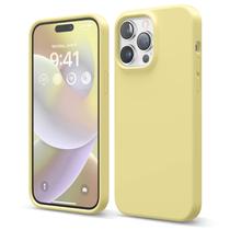Capa de telefone elago compatível com iPhone 14 Pro Max (amarela)