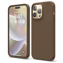 Capa de telefone elago compatível com iPhone 14 Pro Max Brown