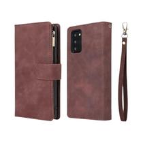 Capa De Telefone Em Couro Com Zíper Para Samsung Galaxy a Series A16 A26 A36 A56 A06 A15 A25 A35 A55