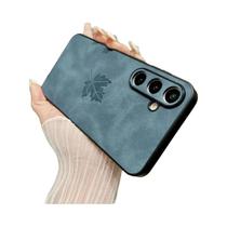 Capa De Telefone Em Couro PU Com Padrão De Folha De Bordo Retro Para Samsung Galaxy A56 A36 A26 A16