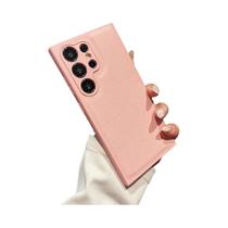 Capa De Telefone Em Couro PU Fosco Para Proteção De Câmera Para Samsung Galaxy S25 S24 S23 S22 S21