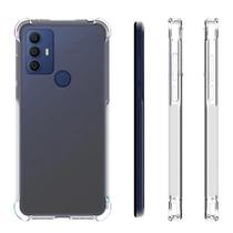 Capa De Telefone Em TPU Transparente E À Prova De Choque Para TCL 30 SE 305, Capa Macia Com Almofada