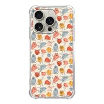 Capa de telefone Enughselso Cute Cats Line Art para iPhone 16 Pro