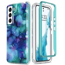 Capa de telefone Esdot para Samsung Galaxy S22 6.1 Opal Marble Purple Capa de telefone Esdot para Samsung Galaxy S22 6.1 Opal Marble Purple