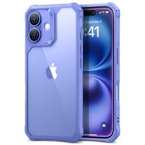 Capa de telefone ESR Air Armor Series para iPhone 16 azul transparente Capa de telefone ESR Air Armor Series para iPhone 16 azul transparente