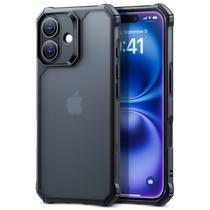 Capa de telefone ESR Air Armor Series para iPhone 16 - preta fosca Capa de telefone ESR Air Armor Series para iPhone 16 - preta fosca