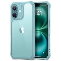 Capa de telefone ESR Air Armor Series para iPhone 16 verde transparente Capa de telefone ESR Air Armor Series para iPhone 16 verde transparente