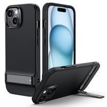 Capa de telefone ESR para iPhone 15 Metal Kickstand 3 modos de suporte Capa de telefone ESR para iPhone 15 Metal Kickstand 3 modos de suporte