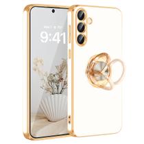 Capa de Telefone Fingic com Suporte de Anel para Samsung Galaxy S25 Plus
