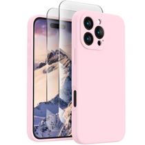 Capa de telefone FireNova Silicone para iPhone 16 Pro Max Chalk Pink Capa de telefone FireNova Silicone para iPhone 16 Pro Max Chalk Pink