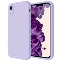 Capa de telefone FireNova Silicone para iPhone XR Clove Purple