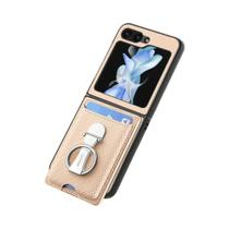 Capa De Telefone Flip Em Couro PU Para Samsung Galaxy Z Flip 7 6 5 4 3 2 Flip7 Flip6 Flip5 Flip4