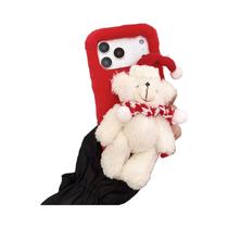 Capa De Telefone Fluffy Soft Merry Christmas Bear Tree Para iPhone Air 11 12 13 14 15 16 17 pro Max Capa De Telefone Fluffy Soft Merry Christmas Bear Tree Para iPhone Air 11 12 13 14 15 16 17 pro Max