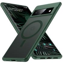 Capa de telefone FNDMIL NO.1 magnética para Google Pixel 6 Pro verde