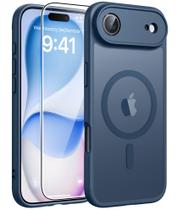 Capa de telefone FNTCASE iPhone Air magnética à prova de choque azul Capa de telefone FNTCASE iPhone Air magnética à prova de choque azul