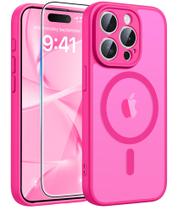 Capa de telefone FNTCASE para iPhone 15 Pro Max com protetor de tela