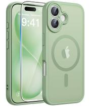 Capa de telefone FNTCASE para iPhone 16 Plus com protetor de tela