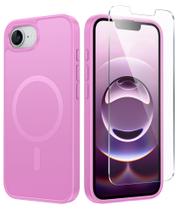 Capa de telefone FNTCASE para iPhone 16E, magnética, à prova de choque, fosca