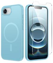 Capa de telefone FNTCASE para iPhone 16E, magnética, à prova de choque, fosca