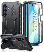 Capa de telefone FNTCASE para Samsung Galaxy A16-5G com suporte preto