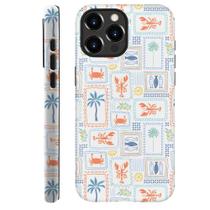 Capa de telefone Generic iPhone 14 Pro Frosted Coastal Fish