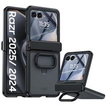 Capa de telefone GooseBox para Motorola Razr 2025 com suporte de anel Capa de telefone GooseBox para Motorola Razr 2025 com suporte de anel