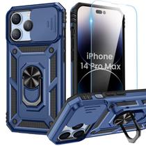 Capa de telefone Goton para iPhone 14 Pro Max com protetor de tela