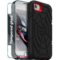 Capa de telefone Grifobes para iPhone SE 2022/2020/8/7/6/6S com 2 unidades de vidro