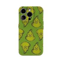 Capa De Telefone Grinch Face Para iPhone 16 15 14 13 12 11 X XS XR XSMAX 7 8 pro Max plus