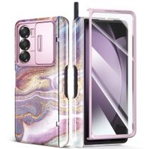 Capa de telefone GVIEWIN para Samsung Galaxy Z Fold 6 com suporte para caneta S