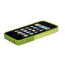 Capa de telefone Hard Candy Bubble para Apple iPhone 4S verde