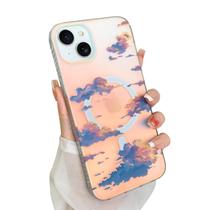 Capa de telefone Heaofei Cute para iPhone 14 Plus e iPhone 15 Plus