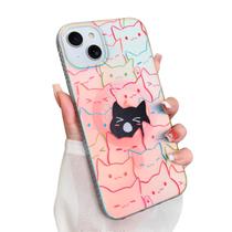 Capa de telefone Heaofei Cute para iPhone 15 Plus e iPhone 14 Plus