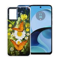 Capa de telefone HGJTFANY para Motorola Moto G14 de silicone transparente de 6,5"