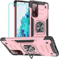 Capa de telefone HNHYGETE Galaxy S20 FE 5G 360 com suporte giratório