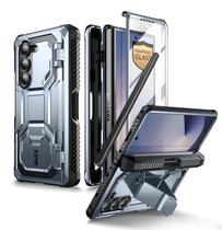 Capa de telefone i-Blason para Samsung Galaxy Z Fold 6 com S Pen azul escuro