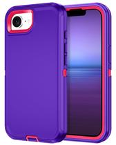 Capa de telefone I-HONVA para iPhone 16e à prova de choque, à prova de poeira, azul marinho Capa de telefone I-HONVA para iPhone 16e à prova de choque, à prova de poeira, azul marinho
