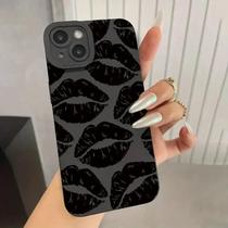 Capa De Telefone Impressa Em Lip Soft Shockproof Para iPhone 15 pro Max 11 12 13 14 XS Max XR X 7 8