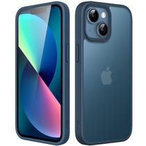 Capa de telefone JeTech Matte para iPhone 13 de 6,1 polegadas Storm Blue