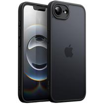 Capa de telefone JeTech Matte para iPhone 16e 6,1 polegadas 2025 preta