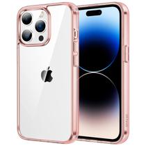 Capa de telefone JeTech para iPhone 14 Pro Max 6,7" rosa dourada Capa de telefone JeTech para iPhone 14 Pro Max 6,7" rosa dourada