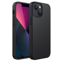 Capa de telefone JeTech Silicone para iPhone 13 Mini 5,4" preta