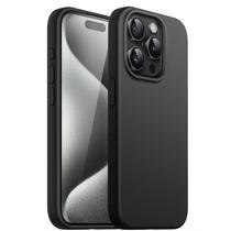 Capa de telefone JeTech Silicone para iPhone 15 Pro 6.1" preta Capa de telefone JeTech Silicone para iPhone 15 Pro 6.1" preta