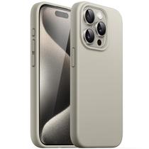 Capa de telefone JeTech Silicone para iPhone 15 Pro Max 6,7"