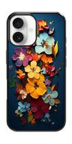 Capa de telefone Jeuloth para iPhone 16 - Design floral colorido