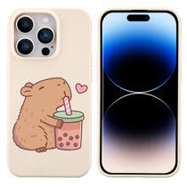 Capa de Telefone JOYLAND - Capivara Fofa para iPhone 13 Mini