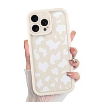 Capa de telefone KANGHAR compatível com iPhone 15 Pro Max - branca