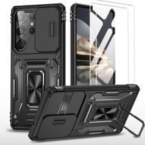 Capa de telefone KEKBOXQ para Samsung Galaxy S25 Ultra 5G preta