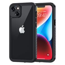 Capa de telefone Lanhiem para iPhone 14 Plus impermeável preta