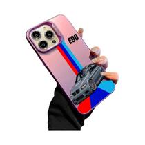 Capa De Telefone Laser Dura Em PC TPU Para iPhone 16 15 14 13 pro Max Para Carro E90